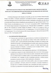 Processo Seletivo para Diretor e Vice-diretor