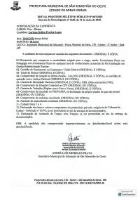 Convocação Candidata - Vice-diretora - Edital 07/2025