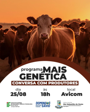 Prefeitura lança Programa MAIS GENÉTICA em São Sebastião do Oeste