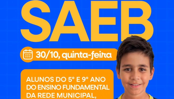 Está chegando a Prova SAEB