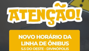 Atenção, população.