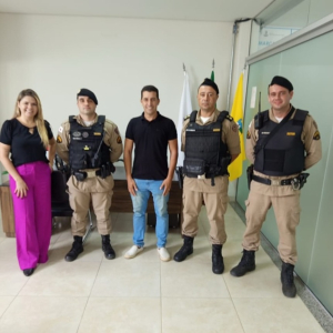 Comandante do 63º Batalhão de Polícia Militar visita Prefeito de São Sebastião do Oeste e discute melhorias para a PM local