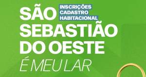 São Sebastião do Oeste é meu lar