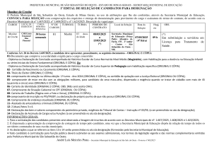 Monitor de Creche (Edital 01/2025)