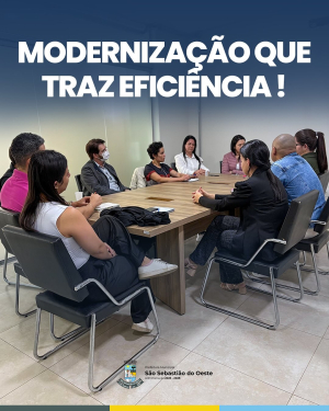 São Sebastião do Oeste está avançando