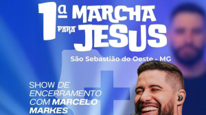 SÃO SEBASTIÃO DO OESTE PROMOVE 1ª MARCHA PARA JESUS NESTE SÁBADO, 17 DE MAIO