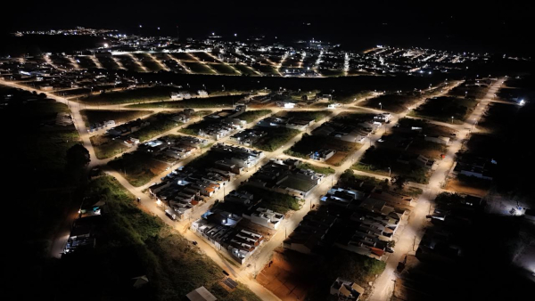São Sebastião do Oeste passa a ter 100% da iluminação pública em LED