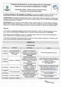 Retificação - Agente de Combate às Endemias e Agente Comunitário de Saúde ESF - Edital Processo Seletivo Nº 01/2026