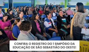 1º Simpósio da Educação de São Sebastião do Oeste