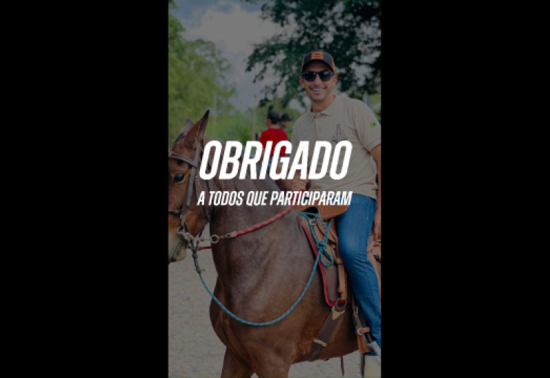 A Cavalgada de Aleluia em São Sebastião do Oeste...